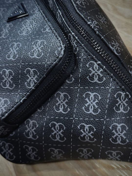 Guess Vezzola Gürteltasche Schwarz Grau