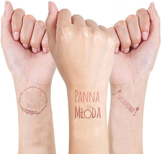 Αποκριάτικο Tattoo Rose Gold
