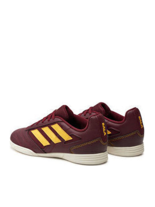 Super Sala 2 Kids Indoor Soccer Shoes Burgundy
