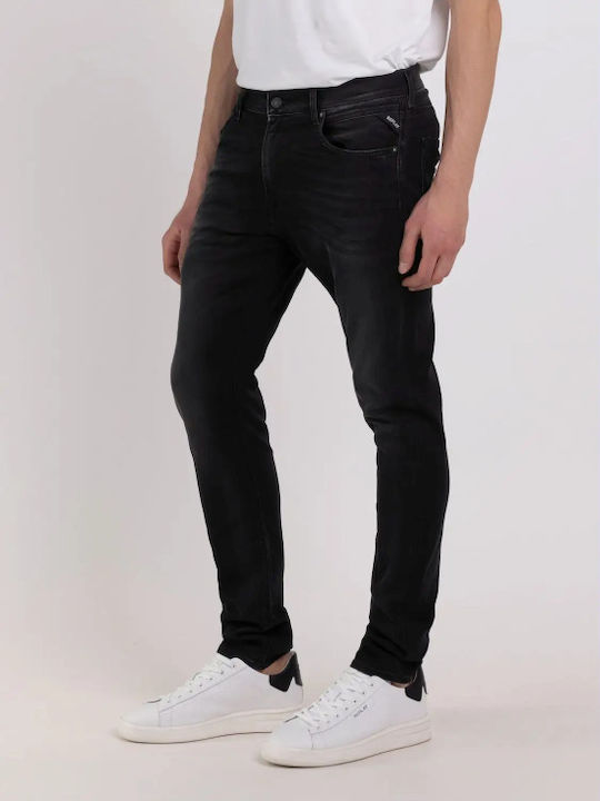 Replay Men's Jeans Pants in Slim Fit Black