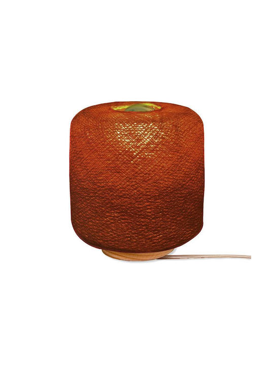 La Case de Cousin Paul Kinder Dekorative Lampe Orange 12.5x12.5x16εκ.