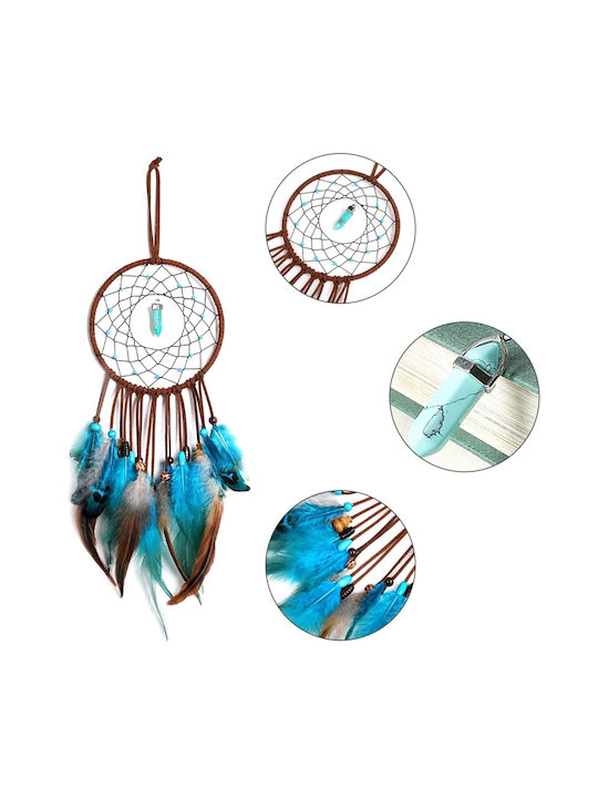 Decorațiune Pentru Perete Dreamcatcher Lucrată Manual Din Metal 13x45cm