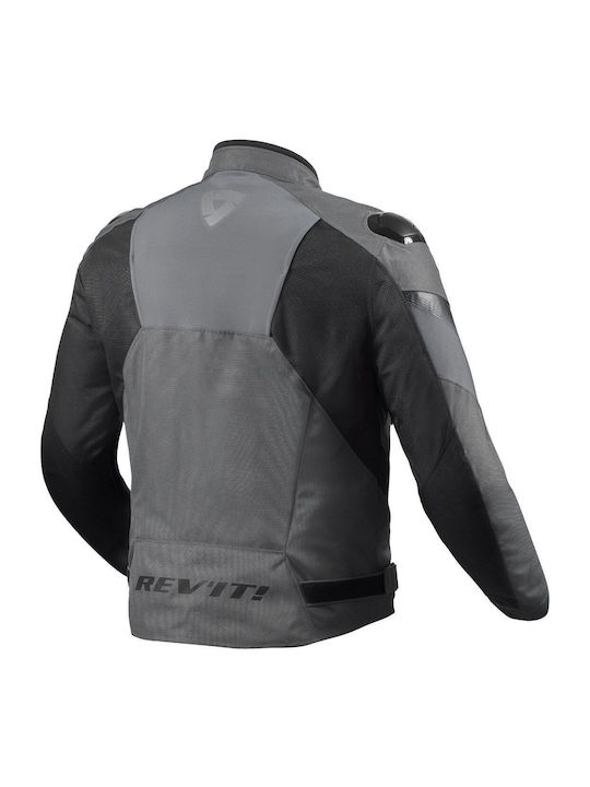 Buffalo Midseason Waterproof Jacket Control H2o Grey-black Fjt362 | Rev'it