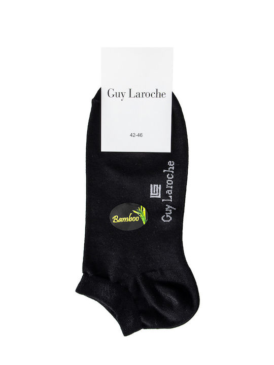 Guy Laroche Ανδρικές Μονόχρωμες Κάλτσες Μαύρο