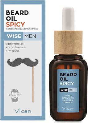 Vican Wise Men Spicy Oil for Mustache 30ml
