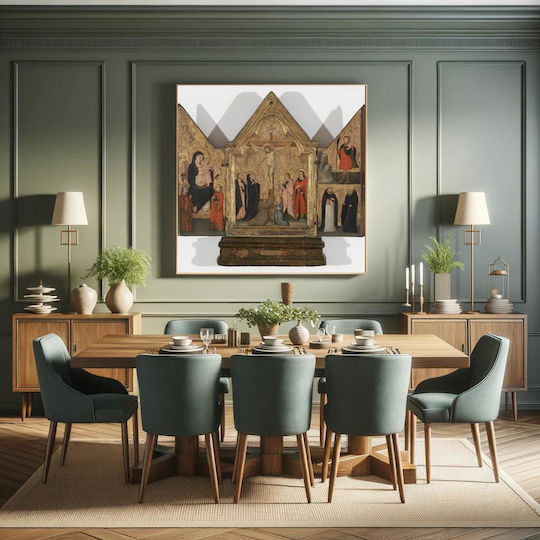 Master San Τρίπτυχος Πίνακας σε Καμβά 120x120cm