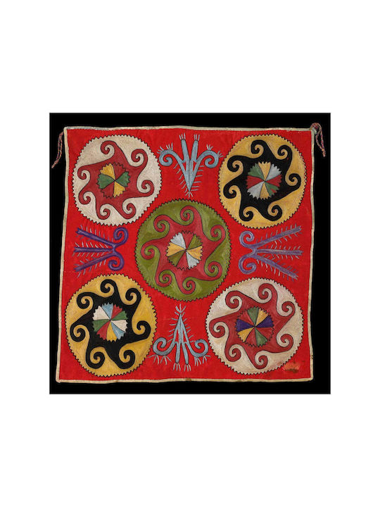 Printed Cloth Band Картина Тъкан 120x120см