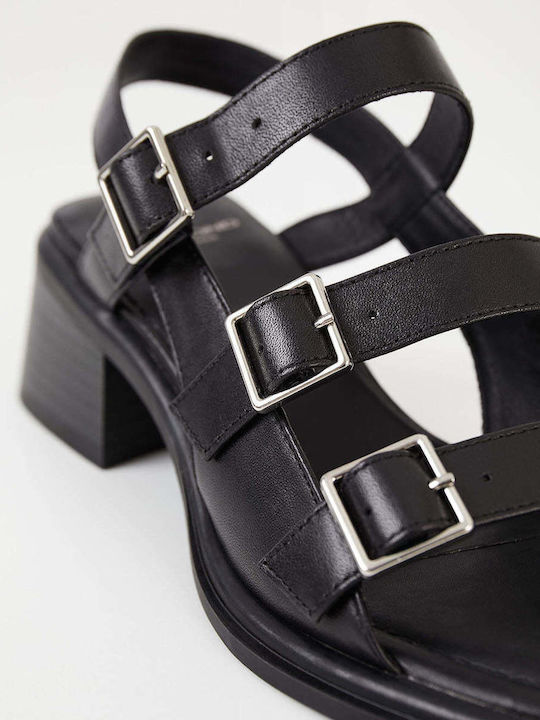 Vagabond Women's Flat Sandals in Black Color