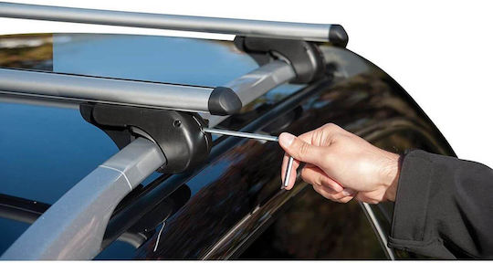 fischer Μπάρες Οροφής Αλουμινίου 120εκ. Universal Nissan Maxima (Σετ με πόδια)