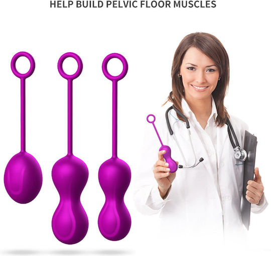 Set Of Geisha Balls For Exercising Kegel Muscles 3pcs