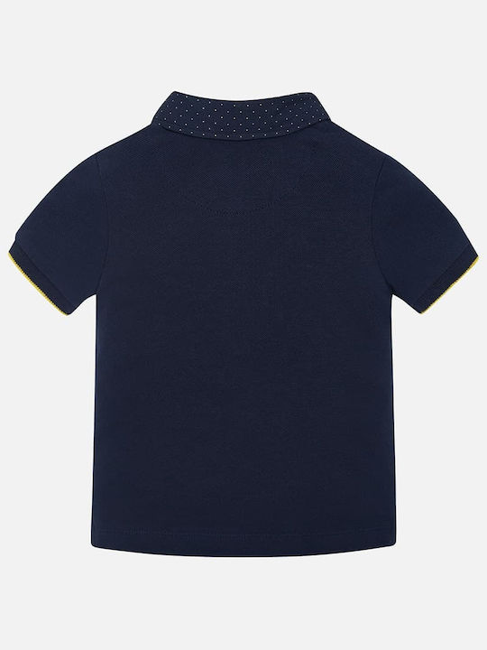 Mayoral Kids Polo Short Sleeve Blue