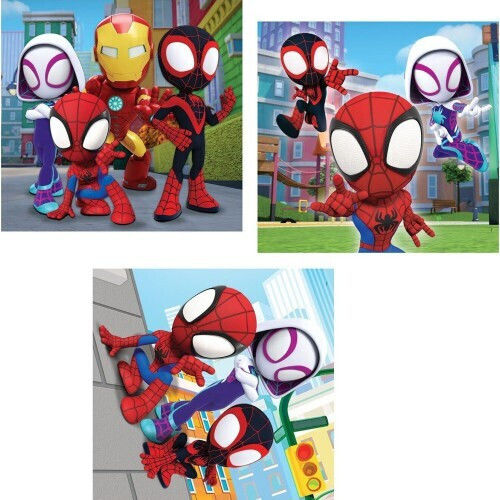 Clementoni Spiderman Super Color Marvel Спайди и неговите невероятни приятели 3x48 части 1200-25294