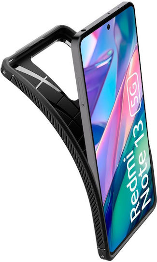 Spigen Rugged Armor Back Cover Πλαστικό 2mm Μαύρο (Redmi Note 13 5G)