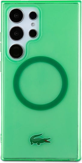 Lacoste Back Cover Πλαστικό Πράσινο (Galaxy S24 Ultra)