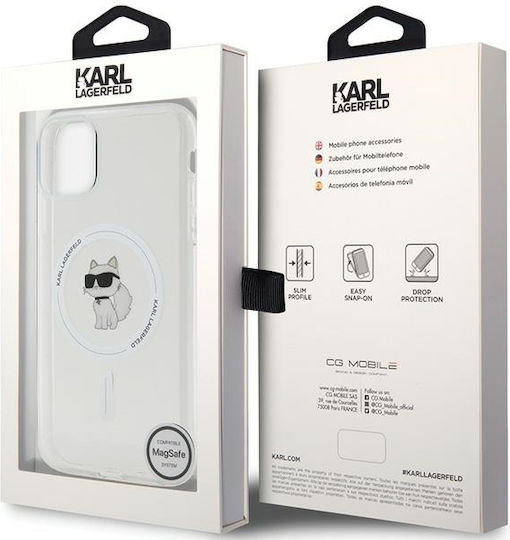 Karl Lagerfeld Choupette MagSafe Umschlag Rückseite Kunststoff Transparent (iPhone 11)