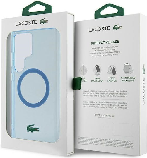 Lacoste Back Cover Πλαστικό Μπλε (Galaxy S24 Ultra)