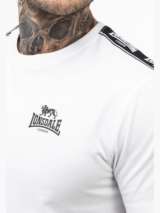 Lonsdale T-shirt Bărbătesc cu Mânecă Scurtă White