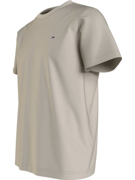 Tommy Hilfiger T-shirt Bărbătesc cu Mânecă Scurtă beige
