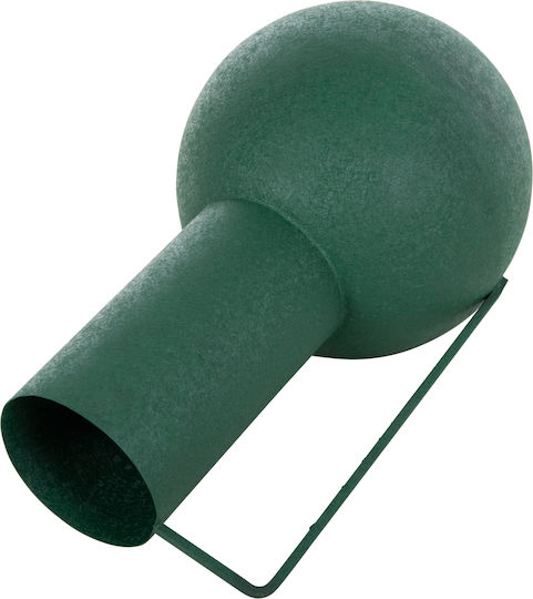 Dekorative Vase Metallisch Flagon Grün F12xH26cm
