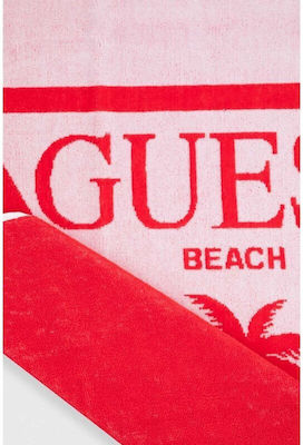 Guess Ecru Beach Towel