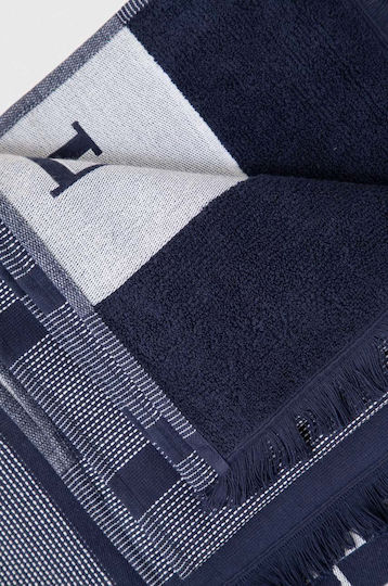Emporio Armani Πετσέτα Θαλάσσης Μπλε 100x180εκ.