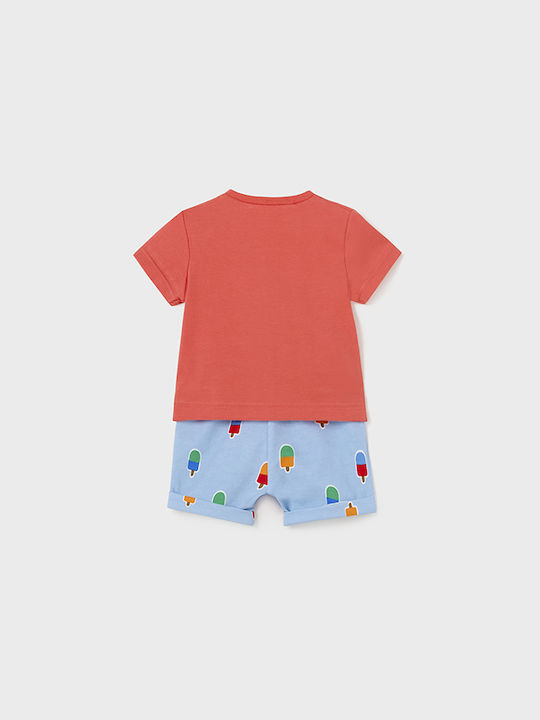 Mayoral Kids Set with Shorts Summer 2pcs PORTOOKALI