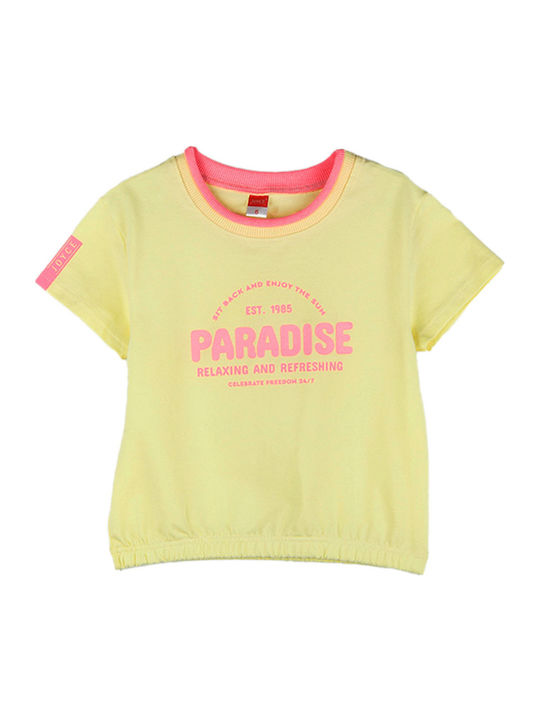 Set pentru copii cu colanți Vară 2buc Yellow Paradise