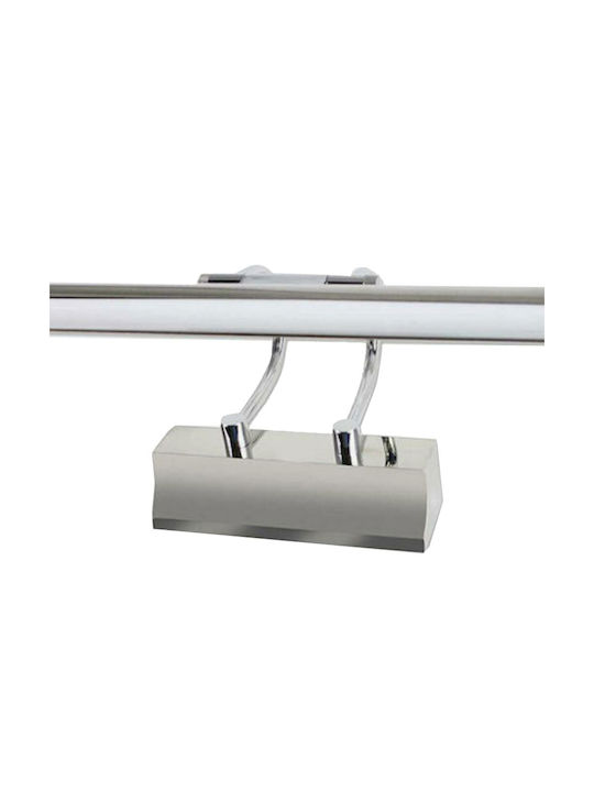 Universo Illuminazione Lamp Wall with Integrated LED and Cool White Light Silver 45x15cm
