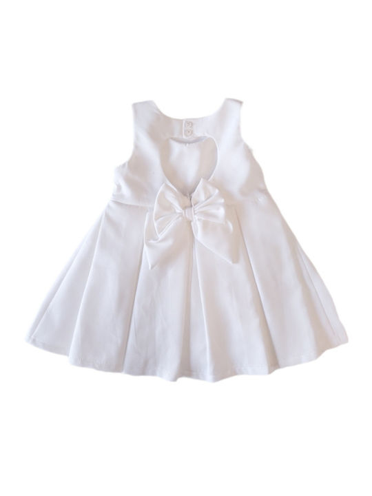 Sweet Baby Kids Dress Sleeveless White