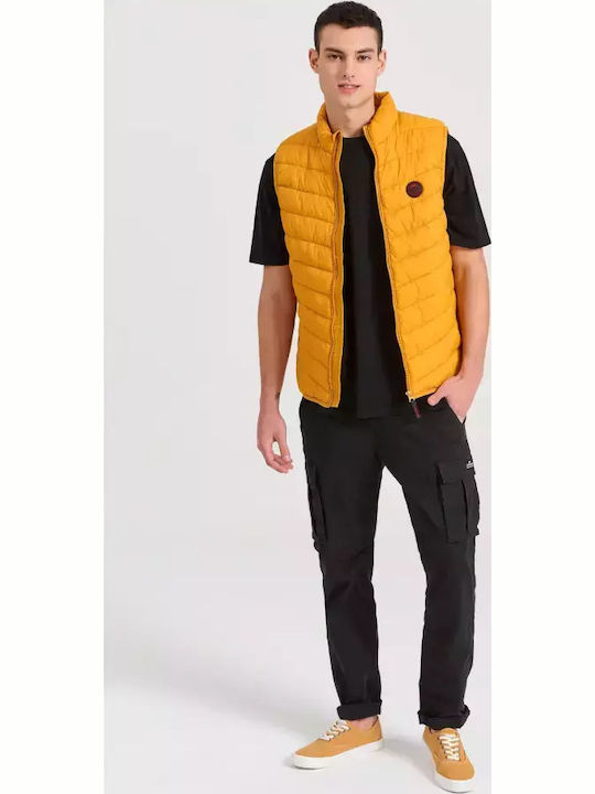 Αμάνικο Μπουφάν Puffer Κίτρινο