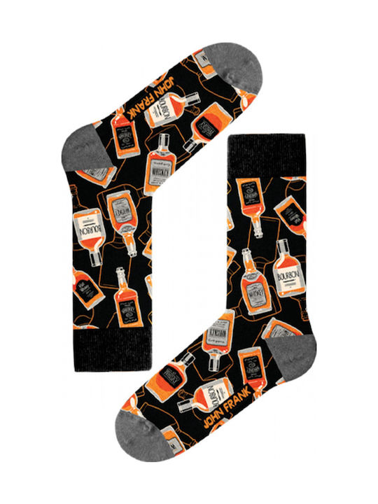 John Frank Men's Socks Dark Multicoloured John Frank Men's Socks Dark Multicoloured