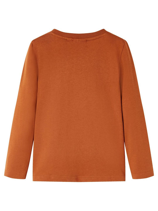 vidaXL Kids Blouse Long Sleeve orange