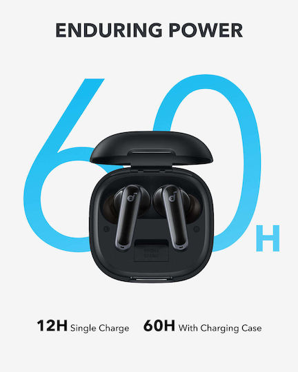 Soundcore by Anker P40i In-ear Bluetooth Handsfree Earphones with Sweat Resistance and Charging Case Black