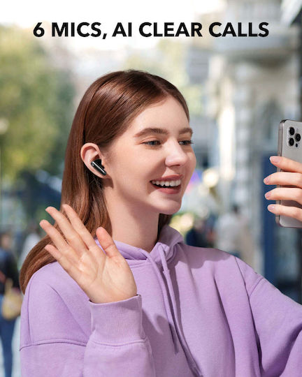 Soundcore by Anker P40i In-ear Bluetooth Handsfree Earphones with Sweat Resistance and Charging Case Black