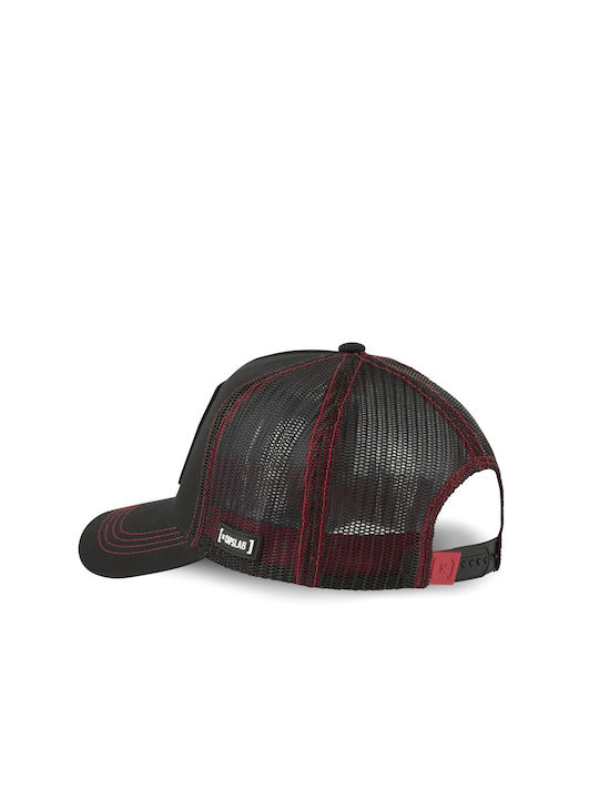 Capslab Men's Snapback Cap Black