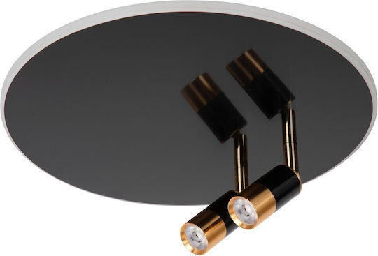 Lucide Lightning Μονό LED Θερμό Λευκό Σποτ σε Μαύρο Χρώμα