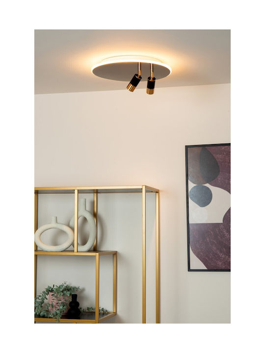 Lucide Lightning Einzel LED Warmes Weiß Spot in Schwarz Farbe