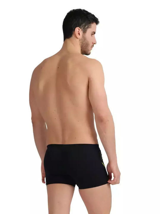 Arena Men's Swimwear Shorts Black with Patterns