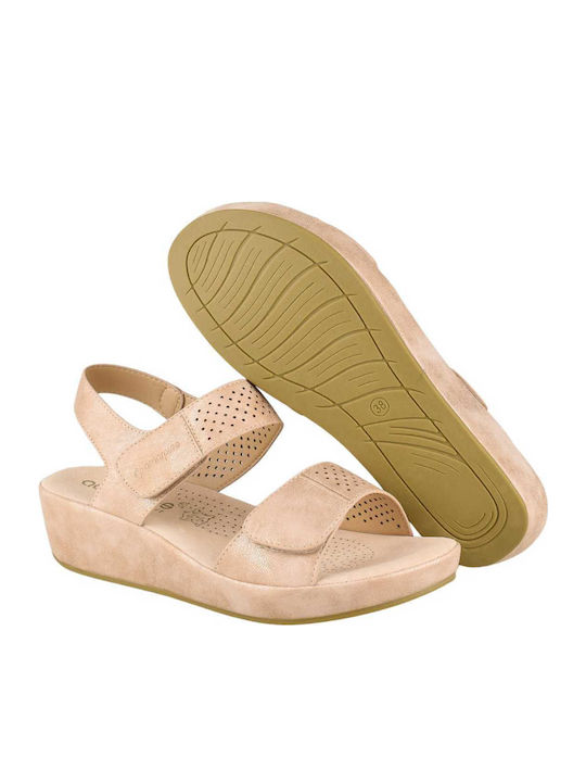 Anatomic Women's Platform Shoes Gold