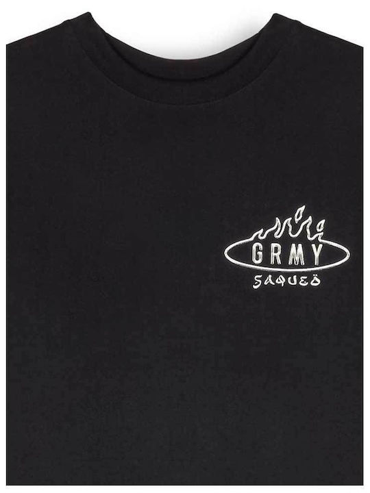 T-shirt Μαύρο