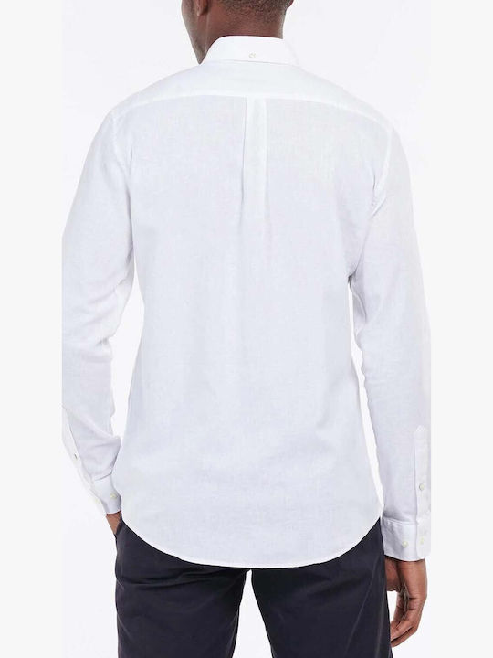 Barbour Nelson Linen Shirt White