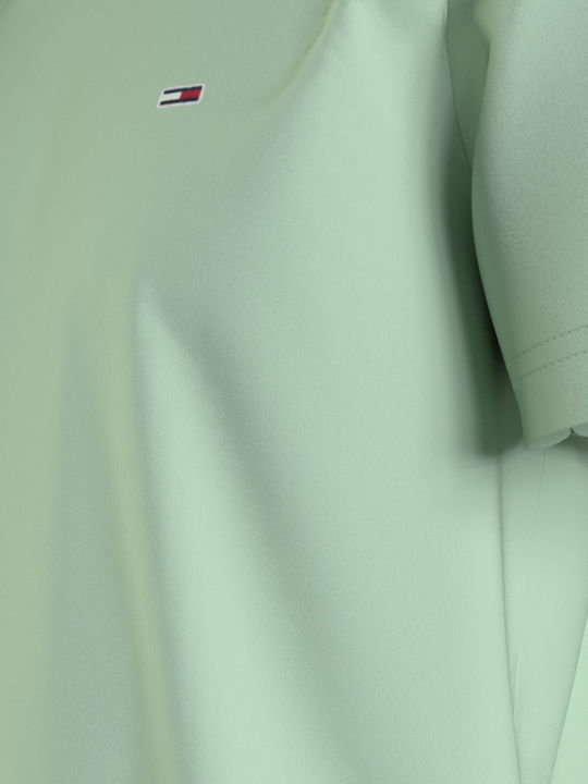 Tommy Hilfiger T-shirt Bărbătesc cu Mânecă Scurtă Opal Green