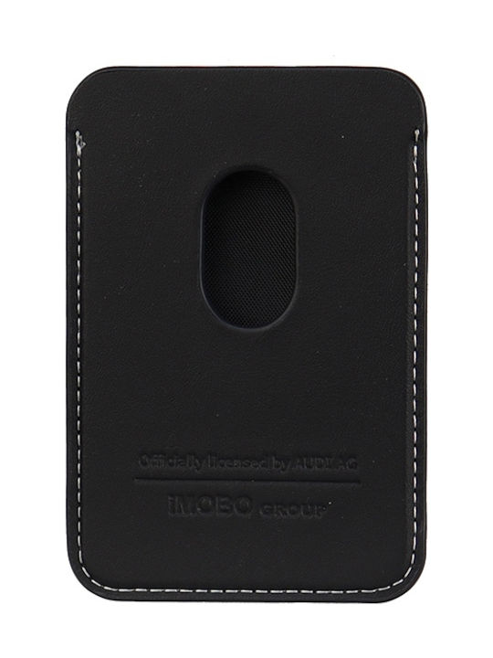 Audi Kunstleder Brieftasche Kartenschlitz Schwarz Magsafe Au-msch-q3/d1-bk