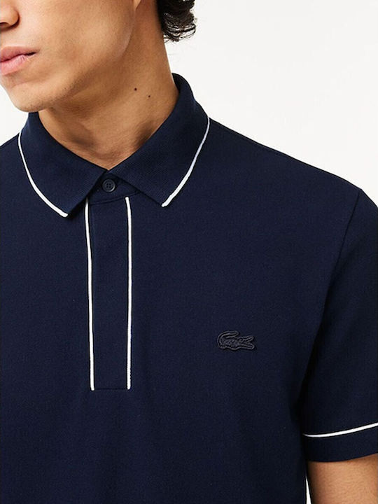 Lacoste Ανδρική Μπλούζα Κοντομάνικη Polo Navy Μπλε