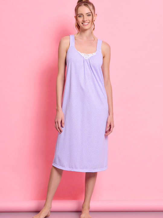 Jeannette Lingerie Summer Women's Nightdress Lila