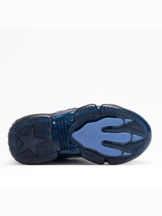 Bull Boys Kinder-Sneaker mit Lichtern Blau