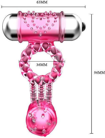 Inel dublu vibrator pentru penis 10 moduri