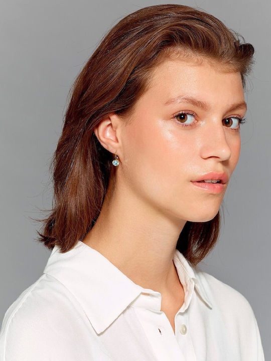 Dyrberg/Kern Earrings made of Steel Gold Plated with Stones
