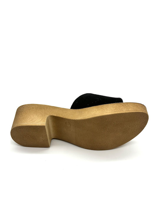 Women's Flat Sandals Anatomic in Black Color