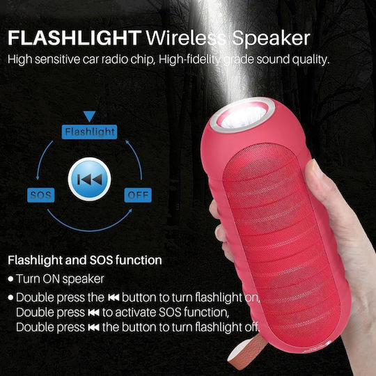 New Rixing Bluetooth Portable Speaker 3W with Radio and Battery Life up to 5 Hours Black NR-3025L